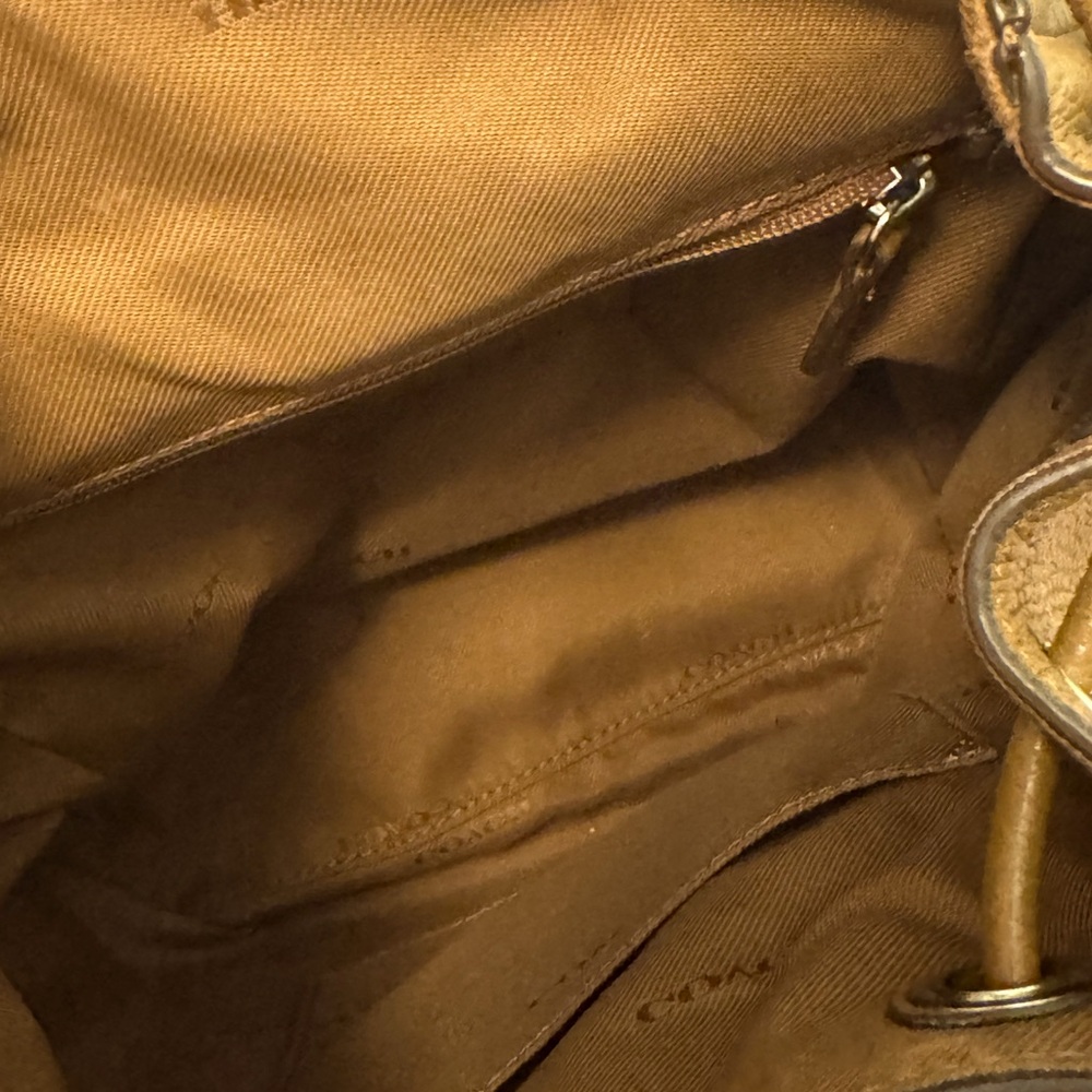 COACH Mini Turnlock Rucksack Tan - Picture 6 of 8